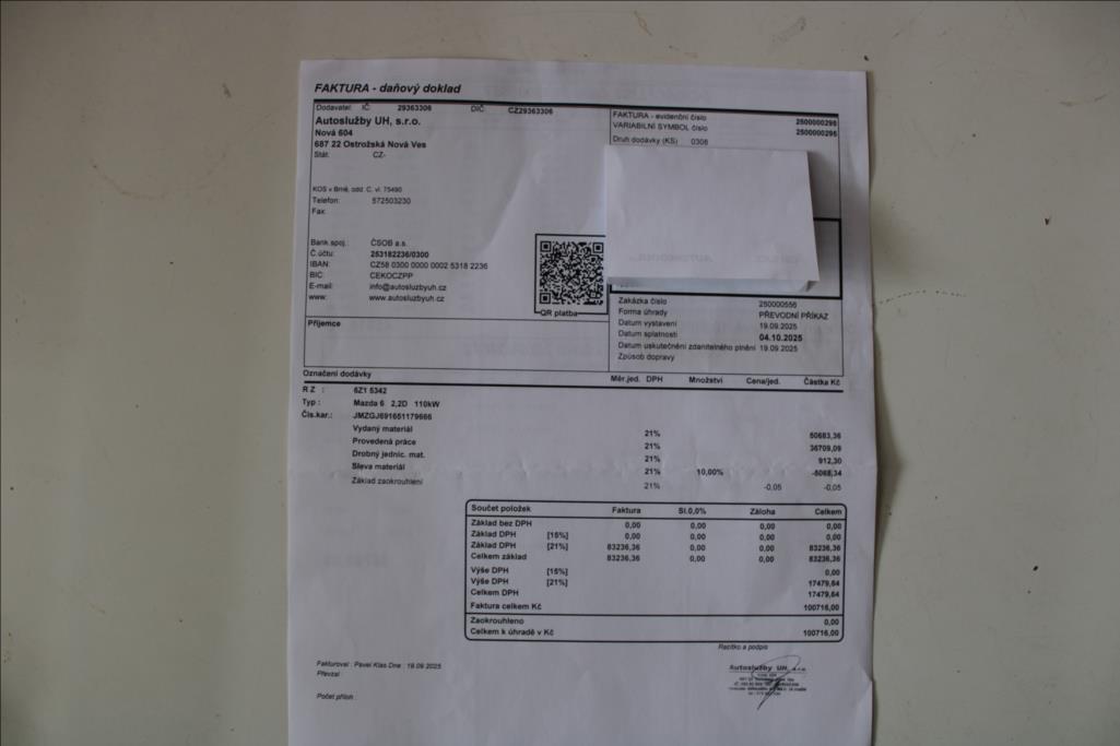 2014 – Mazda 6 – 2,2 D  GO MOTORU, DIG.KLIMA