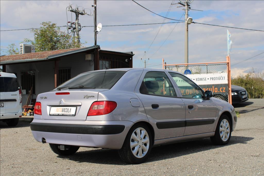2002 – Citroën Xsara – 1,6 i  2.majitel, ČR, Klima