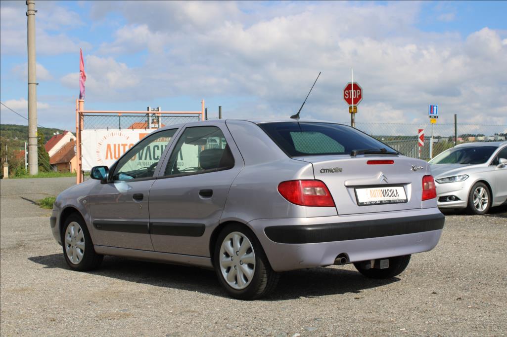 2002 – Citroën Xsara – 1,6 i  2.majitel, ČR, Klima