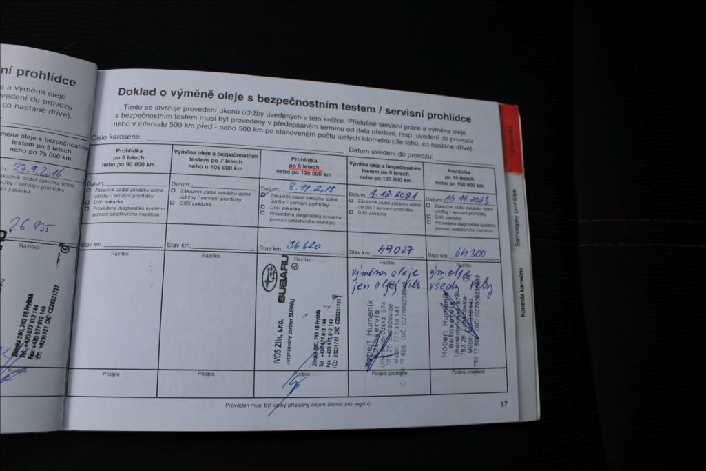 2010 – Subaru Forester – 2,0 D  1.maj. ČR, 83.252 km