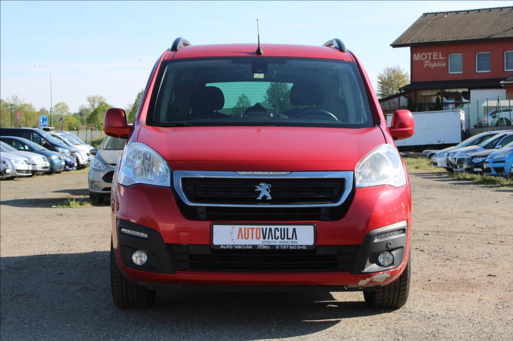 2017 – Peugeot Partner Tepee – 1,6 HDi  1.maj.,ČR,STK 9/2027