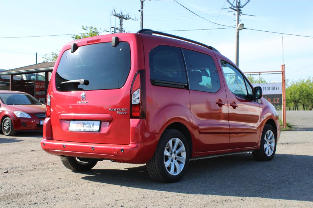 2017 – Peugeot Partner Tepee – 1,6 HDi  1.maj.,ČR,STK 9/2027
