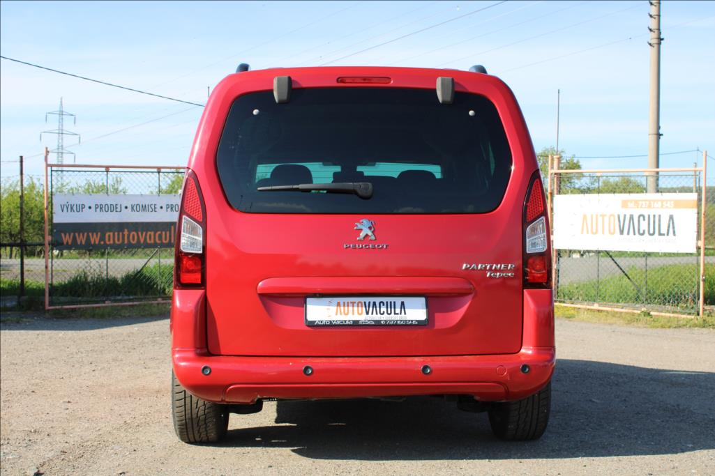 2017 – Peugeot Partner Tepee – 1,6 HDi  1.maj.,ČR,STK 9/2027