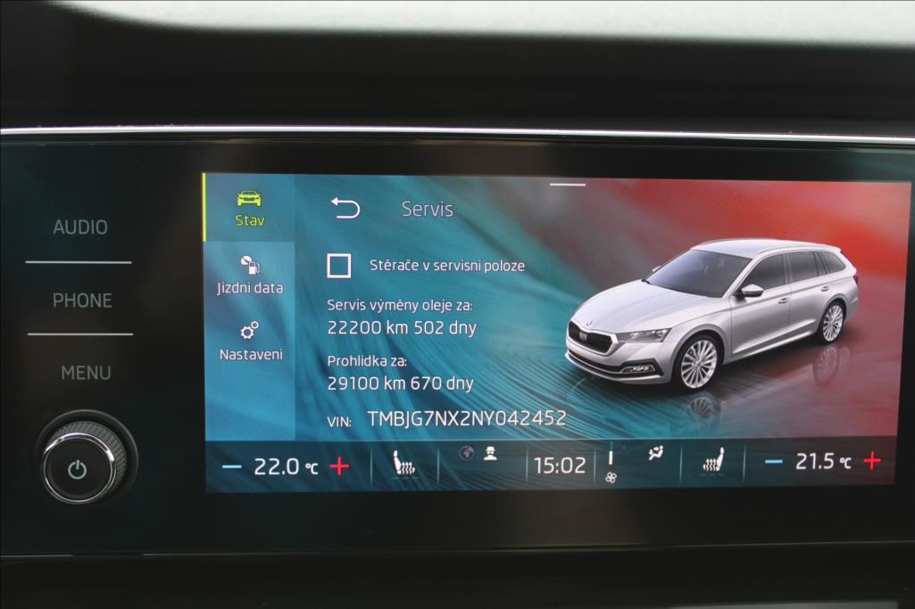 2022 – Škoda Octavia – 2,0 TDi  AMBITION, DPH, ČR