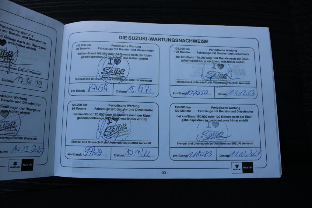 2015 – Suzuki Swift – 1,2 i  4 x 4, SERVISKA