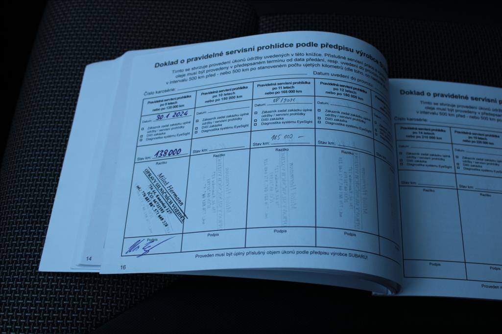 2021 – Subaru XV – 1,6 i  1.maj.,ČR,serviska